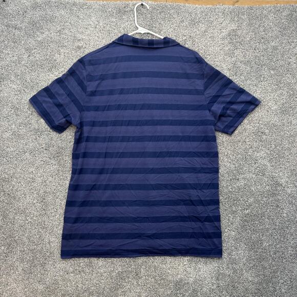 Adidas Polo Shirt Mens Extra Large Striped Golf Athletic Performance XL - Picture 10 of 11